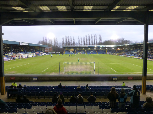 View of the Match from the Manchester Road End